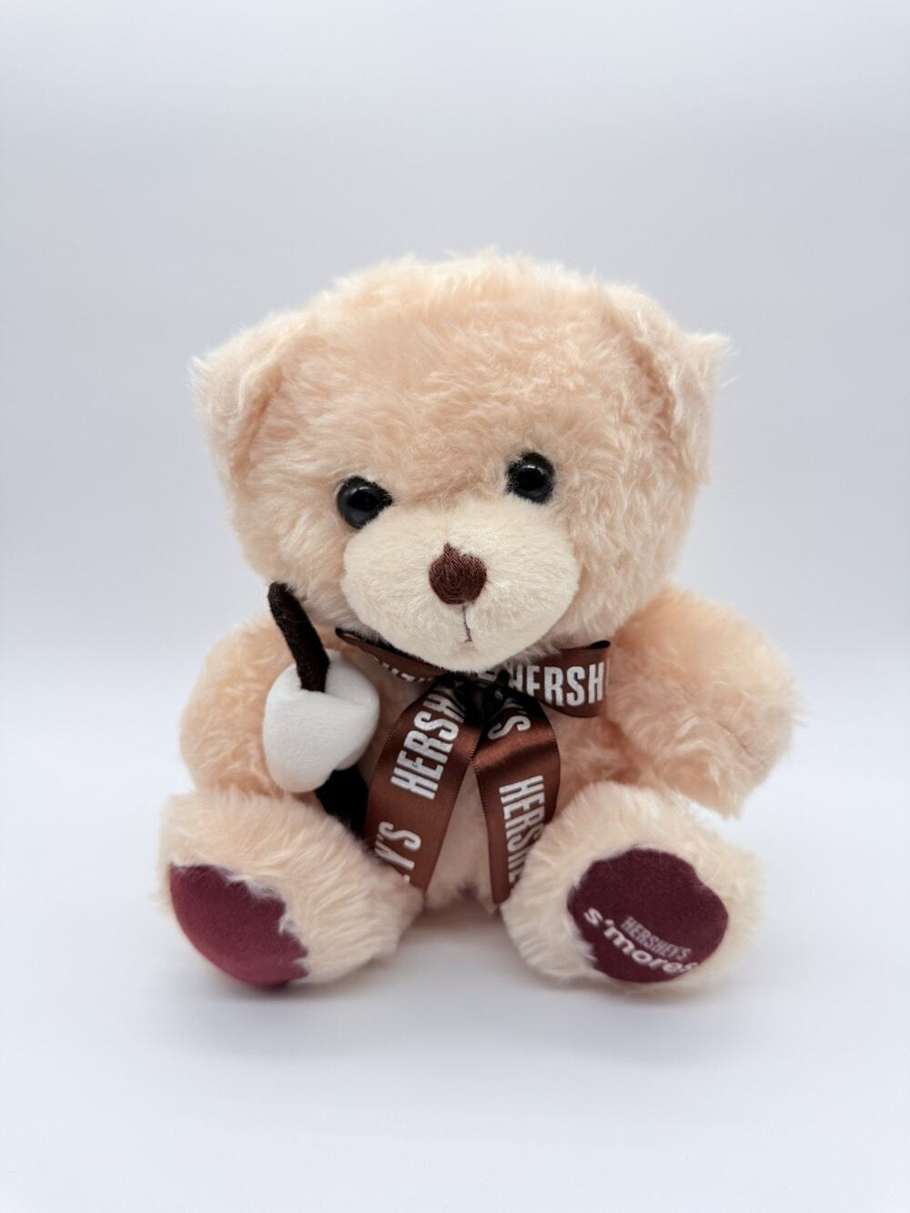 Galerie Hershey's S'mores Teddy Bear Plush Marshmallow Roasting Stick 8.5โ